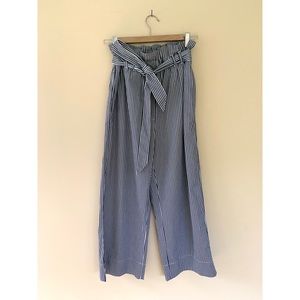 H&M Striped Wide Leg Culottes | Size 4
